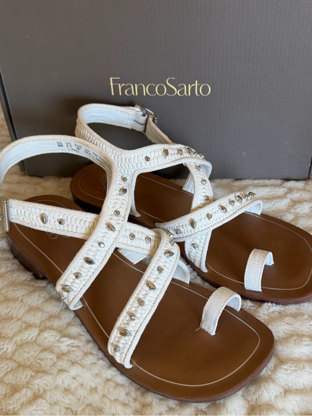 Franco Sarto Toe Ring Sandals